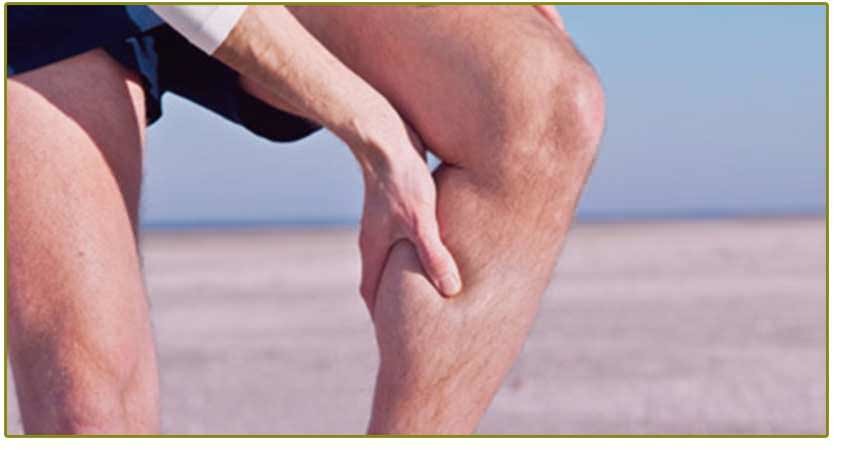 DVT deep vein thrombosis beach man pain