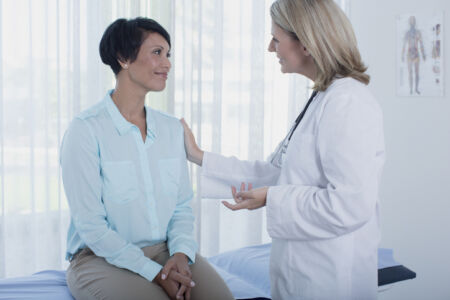 Smiling female doctor