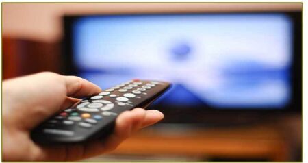 Tv and remote effect on skin