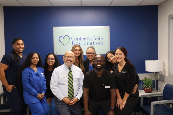 Group Photo of the Team Center for Vein Restoration in Waterbury, Connecticut