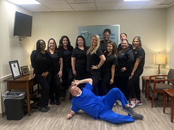 Group photo of the team at Glastonbury, Connecticut location of center for Vein Restoration (2025)