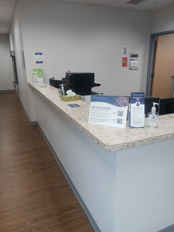 Photo of the reception at Center for Vein Restoration in Hamilton, New Jersey