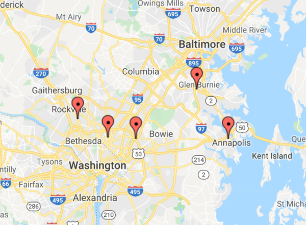 Maryland Greenbelt Center for Vein Restoration Google Maps