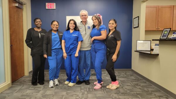 Group photo of the team at the Union, NJ location of Center for Vein Restoration (2025)