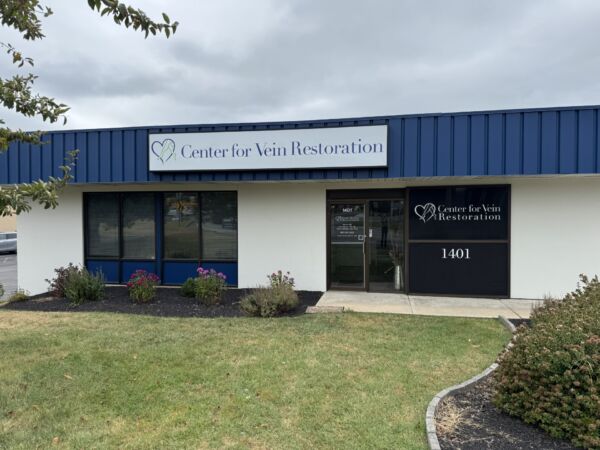 Foto del exterior del Center for Vein Restoration en Hagerstown, Maryland.