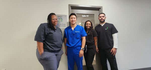Group photo of the team at the Wilmington, DE location of Center for Vein Restoration (2025)