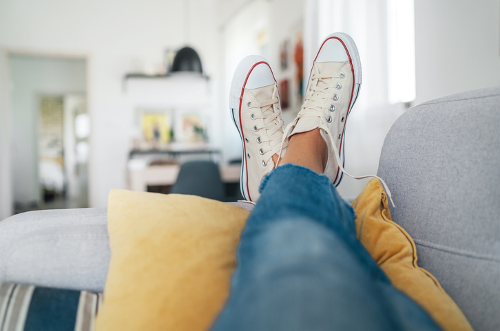 Female legs up/relaxed