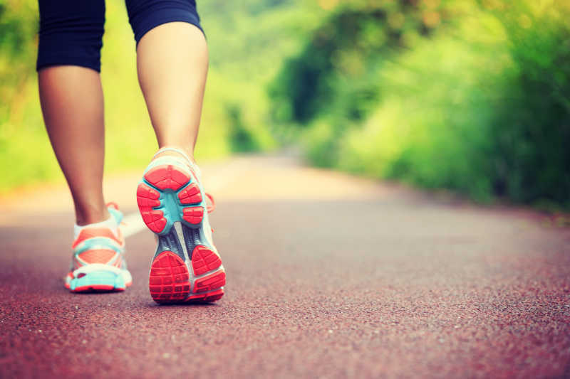 piernas sin varices footing al aire libre