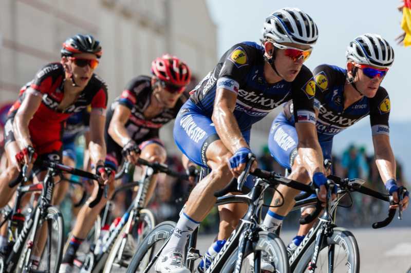 riding bikes exercising for skin