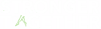 Stronger Together Logo White Green